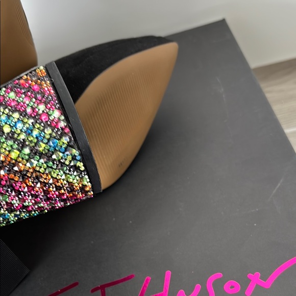 (NIB) Betsey Johnson Women’s Raylan Platform with Rhinestone Heel Bootie - Picture 11 of 13